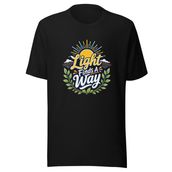Light Finds A Way evergreen shirt design