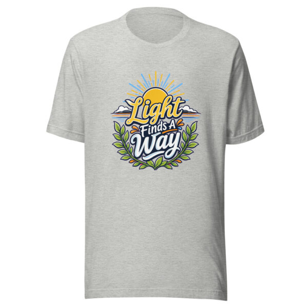 Light Finds A Way evergreen shirt design