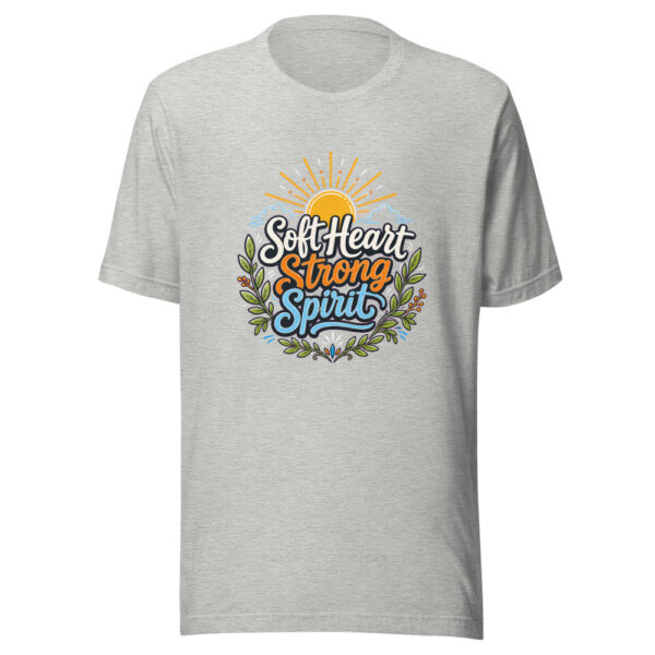 Soft Heart Strong Spirit evergreen shirt design