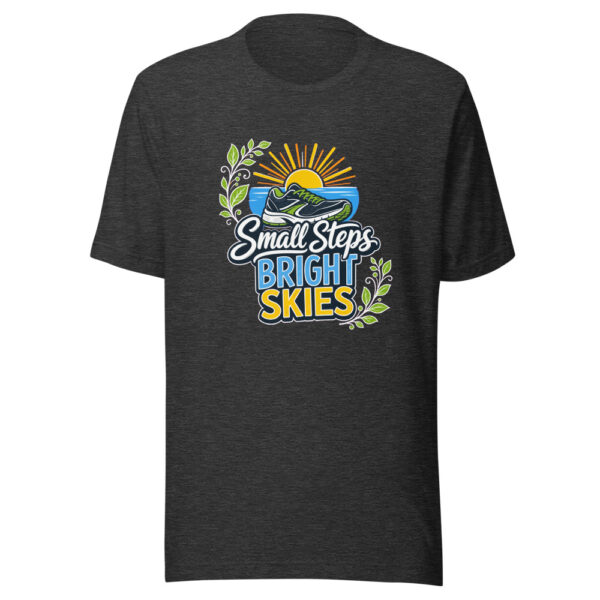 Small Steps Bright Skies Graphic Tee front view