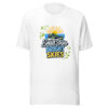 Small Steps Bright Skies Graphic Tee mockup 3