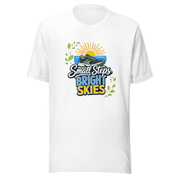 Small Steps Bright Skies Graphic Tee mockup 5 Small Steps Bright Skies Graphic Tee mockup 5