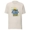 Small Steps Bright Skies Graphic Tee mockup 8