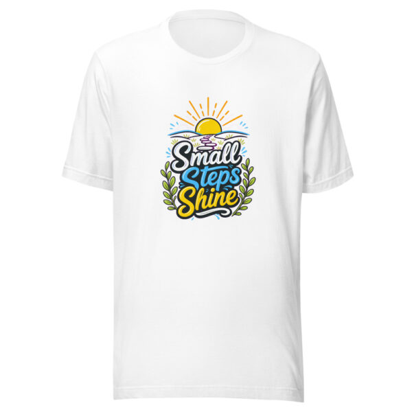 Small Steps Shine Graphic Tee mockup 3 Small Steps Shine Graphic Tee mockup 3