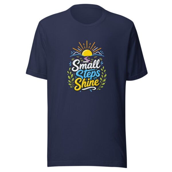Small Steps Shine Graphic Tee mockup 4 Small Steps Shine Graphic Tee mockup 4