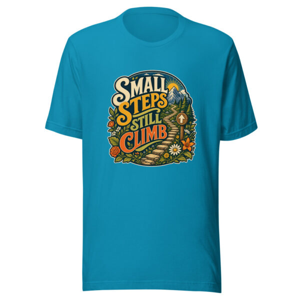 Small Steps Still Climb Heartbeat-20260613-inspirational-codex Graphic Tee mockup 2