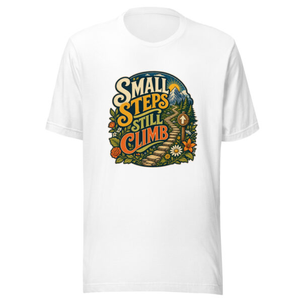 Small Steps Still Climb Heartbeat-20260613-inspirational-codex Graphic Tee mockup 3