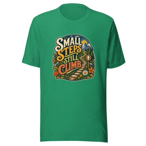 Small Steps Still Climb Heartbeat-20260613-inspirational-codex Graphic Tee mockup 5 Small Steps Still Climb Heartbeat-20260613-inspirational-codex Graphic Tee mockup 5