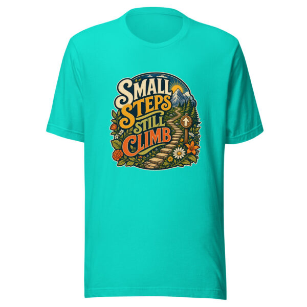 Small Steps Still Climb Heartbeat-20260613-inspirational-codex Graphic Tee mockup 6 Small Steps Still Climb Heartbeat-20260613-inspirational-codex Graphic Tee mockup 6