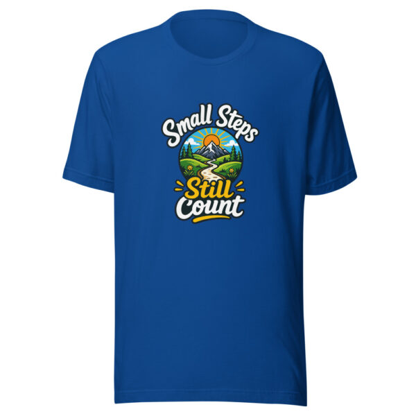 Small Steps Still Count Graphic Tee mockup 1 Small Steps Still Count Graphic Tee front view