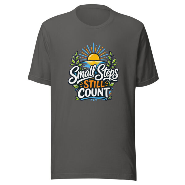 Small Steps Still Count Graphic Tee mockup 4 Small Steps Still Count Graphic Tee mockup 4