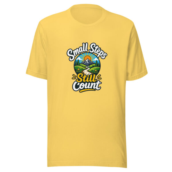 Small Steps Still Count Graphic Tee mockup 4 Small Steps Still Count Graphic Tee mockup 4