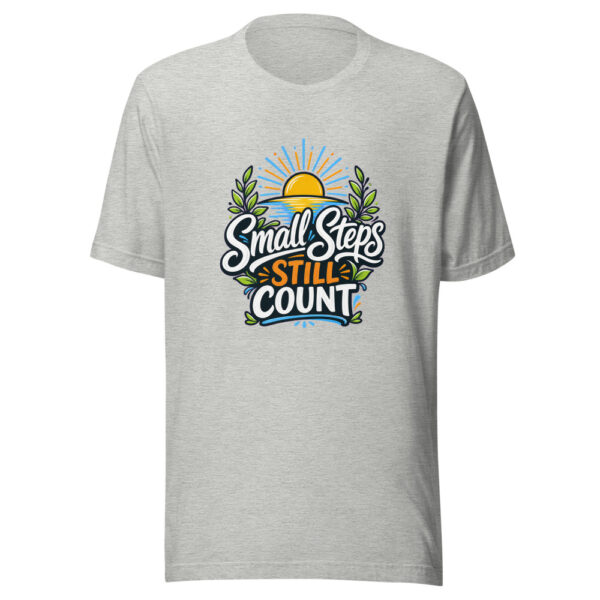 Small Steps Still Count Graphic Tee mockup 5 Small Steps Still Count Graphic Tee mockup 5