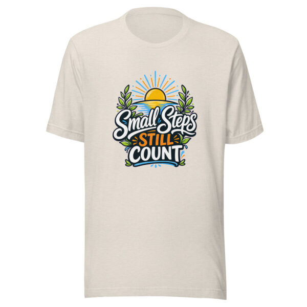 Small Steps Still Count Graphic Tee mockup 8 Small Steps Still Count Graphic Tee mockup 8