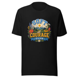 Soft Courage Club Heartbeat-20260613-manual-codex Graphic Tee front view