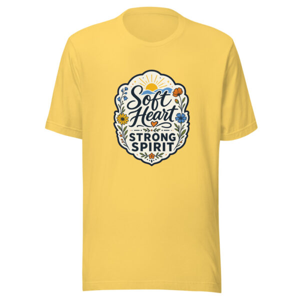 Soft Heart Strong Spirit Graphic Tee mockup 4 Soft Heart Strong Spirit Graphic Tee mockup 4