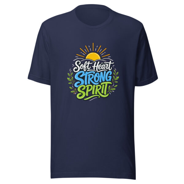 Soft Heart Strong Spirit Graphic Tee mockup 4 Soft Heart Strong Spirit Graphic Tee mockup 4