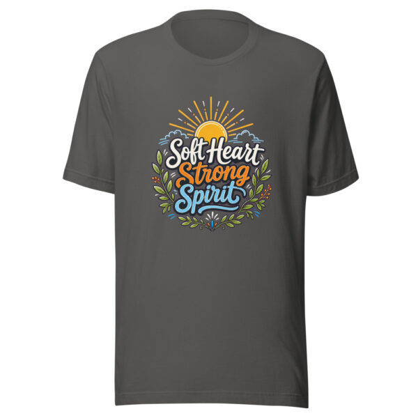 Soft Heart Strong Spirit Graphic Tee mockup 4 Soft Heart Strong Spirit Graphic Tee mockup 4