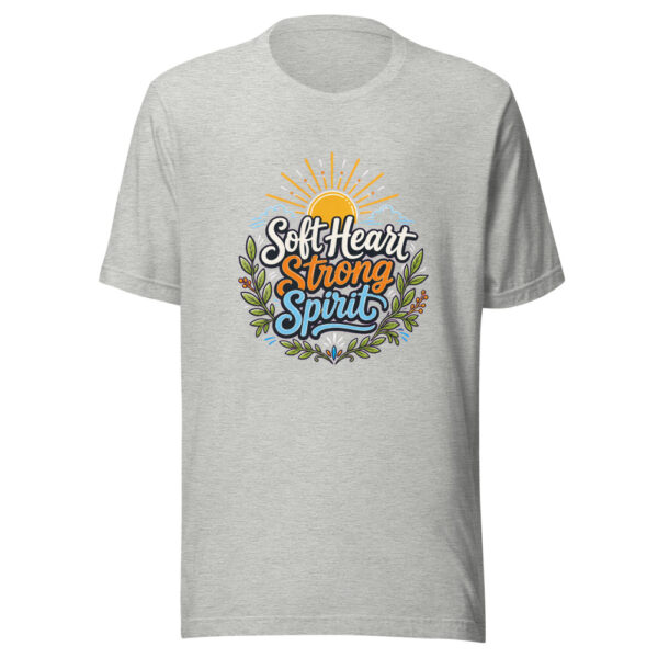 Soft Heart Strong Spirit Graphic Tee mockup 5 Soft Heart Strong Spirit Graphic Tee mockup 5