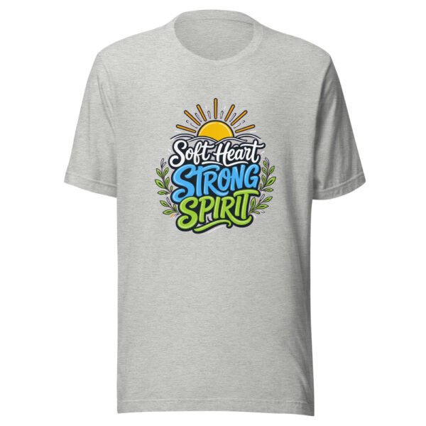 Soft Heart Strong Spirit Graphic Tee mockup 6 Soft Heart Strong Spirit Graphic Tee mockup 6