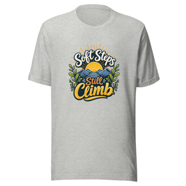 Soft Steps Still Climb Graphic Tee mockup 5 Soft Steps Still Climb Graphic Tee mockup 5