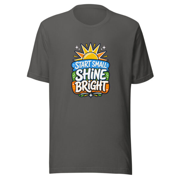 Start Small Shine Bright Graphic Tee mockup 3 Start Small Shine Bright Graphic Tee mockup 3