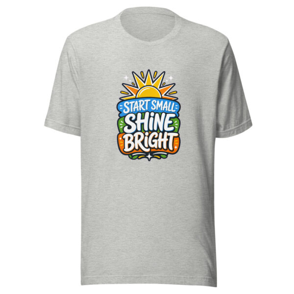 Start Small Shine Bright Graphic Tee mockup 4 Start Small Shine Bright Graphic Tee mockup 4