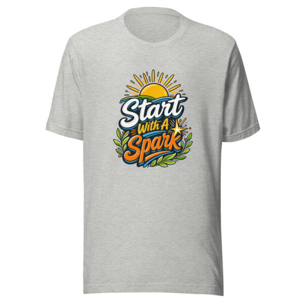 Start With A Spark Graphic Tee mockup 5 Start With A Spark Graphic Tee mockup 5