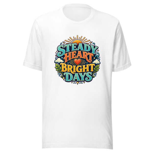 STEADY HEART BRIGHT DAYS Heartbeat-20260622-codex-fallback Graphic Tee mockup 1 STEADY HEART BRIGHT DAYS Heartbeat-20260622-codex-fallback Graphic Tee front view