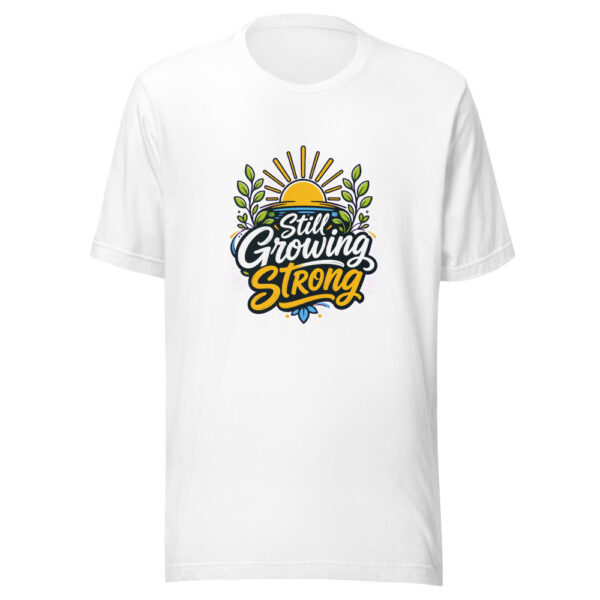 Still Growing Strong Graphic Tee mockup 3 Still Growing Strong Graphic Tee mockup 3