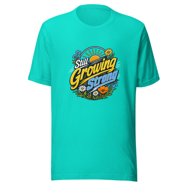 Still Growing Strong Graphic Tee mockup 6 Still Growing Strong Graphic Tee mockup 6