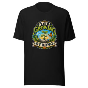 Still Growing Strong Heartbeat-20260613-inspiration-codex Graphic Tee mockup 1 Still Growing Strong Heartbeat-20260613-inspiration-codex Graphic Tee front view