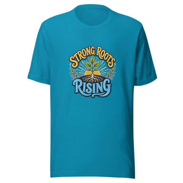 Strong Roots Rising Graphic Tee mockup 2 Strong Roots Rising Graphic Tee mockup 2