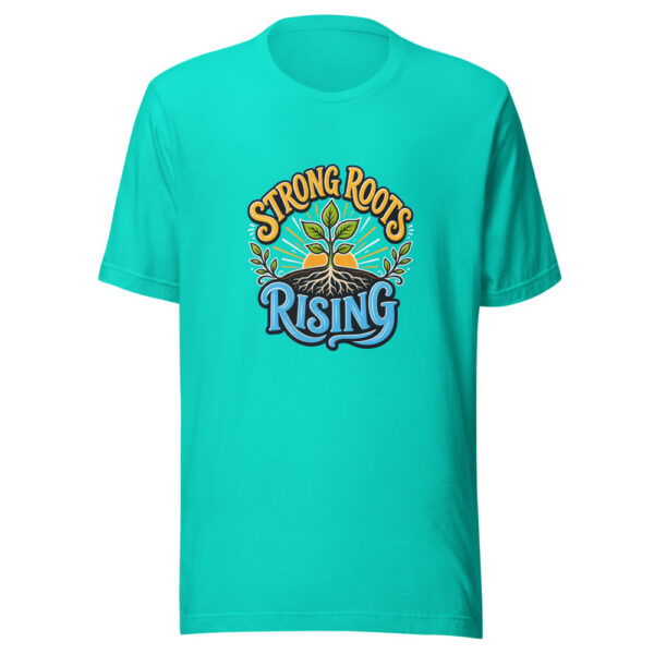 Strong Roots Rising Graphic Tee mockup 6 Strong Roots Rising Graphic Tee mockup 6