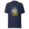 The Try Still Counts Graphic Tee mockup 4