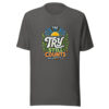 The Try Still Counts Graphic Tee mockup 5