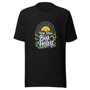 tiny-steps-big-heart-evergreen-shirt-design-manual-tiny-steps-big-heart-mockup-1 Tiny Steps Big Heart Graphic Tee
