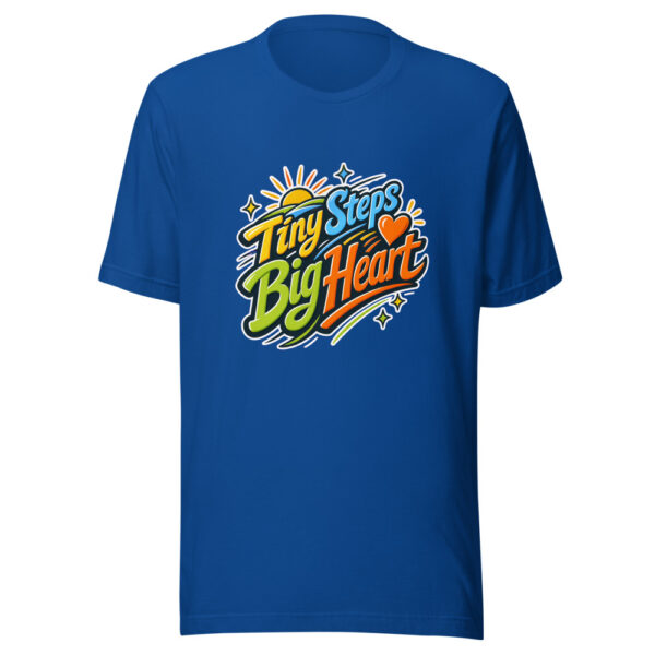 Tiny Steps Big Heart Graphic Tee mockup 3 Tiny Steps Big Heart Graphic Tee mockup 3