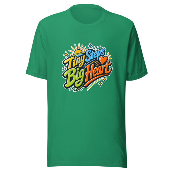 Tiny Steps Big Heart Graphic Tee mockup 5 Tiny Steps Big Heart Graphic Tee mockup 5
