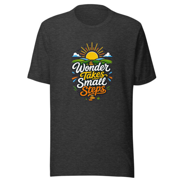 Wonder Takes Small Steps Graphic Tee mockup 6