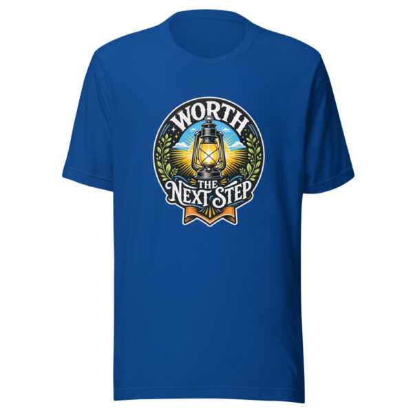 Worth The Next Step Graphic Tee mockup 3 Worth The Next Step Graphic Tee mockup 3