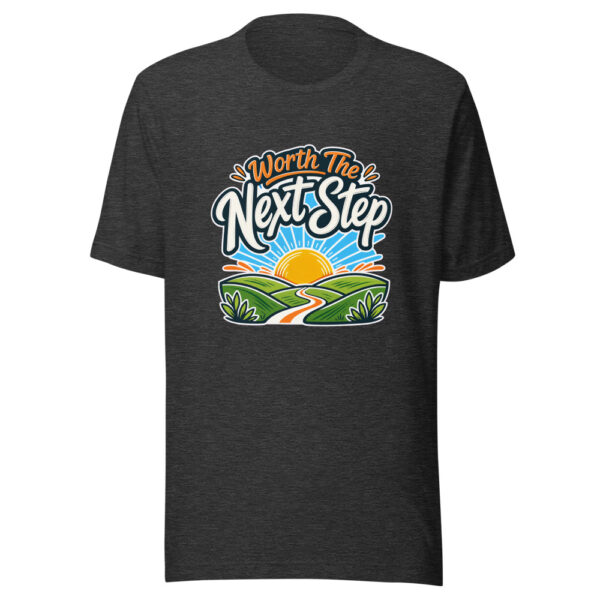 Worth The Next Step Graphic Tee mockup 6 Worth The Next Step Graphic Tee mockup 6