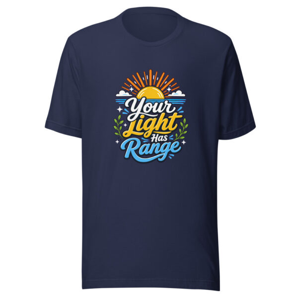 Your Light Has Range Graphic Tee mockup 3 Your Light Has Range Graphic Tee mockup 3