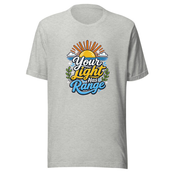 Your Light Has Range Graphic Tee mockup 5 Your Light Has Range Graphic Tee mockup 5