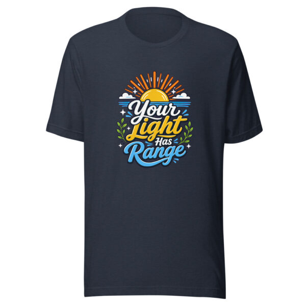Your Light Has Range Graphic Tee mockup 7 Your Light Has Range Graphic Tee mockup 7