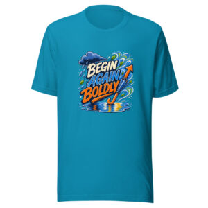 Begin Again Boldly Heartbeat-20260629T092649Z Graphic Tee mockup 1 Begin Again Boldly Heartbeat-20260629T092649Z Graphic Tee front view