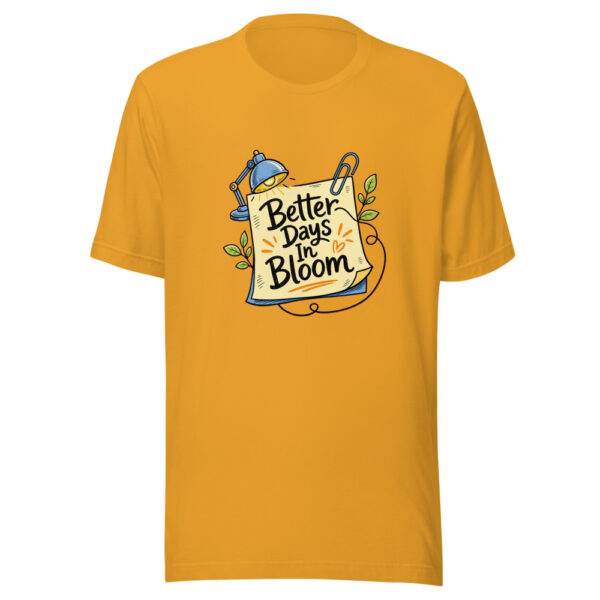 Better Days In Bloom Graphic Tee mockup 3