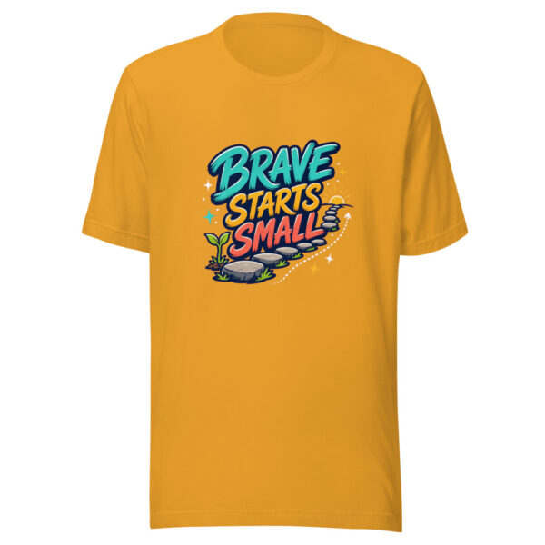 BRAVE STARTS SMALL Heartbeat-20260622-codex-fallback Graphic Tee mockup 3 BRAVE STARTS SMALL Heartbeat-20260622-codex-fallback Graphic Tee mockup 3