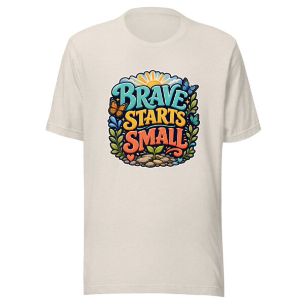 BRAVE STARTS SMALL Heartbeat-20260623-codex-fallback Graphic Tee mockup 14 BRAVE STARTS SMALL Heartbeat-20260623-codex-fallback Graphic Tee mockup 14