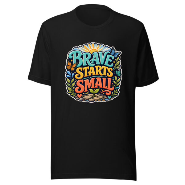 BRAVE STARTS SMALL Heartbeat-20260623-codex-fallback Graphic Tee mockup 7 BRAVE STARTS SMALL Heartbeat-20260623-codex-fallback Graphic Tee mockup 7